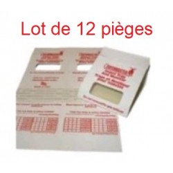 Lot de 12 pièges à blattes et cafards collants