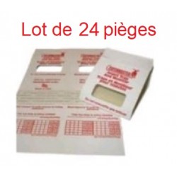 Lot de 24 pièges à cafard collants