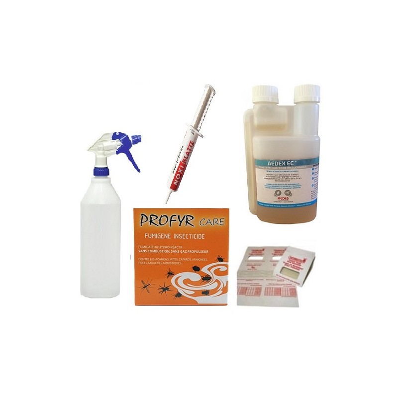 Pack anti cafard pour un traitement Pro