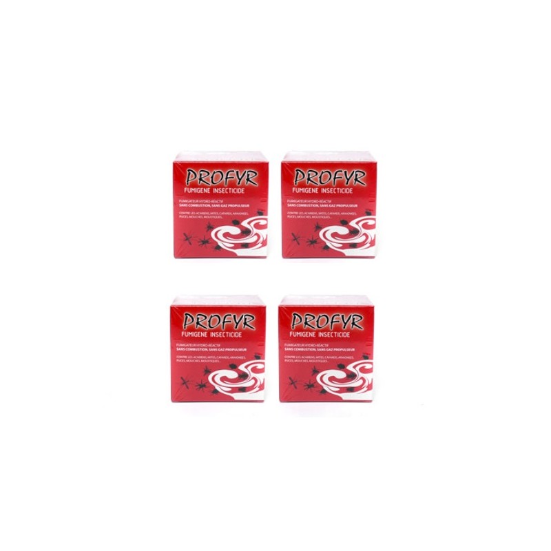 Profyr Fumigene cafard - lot de 4