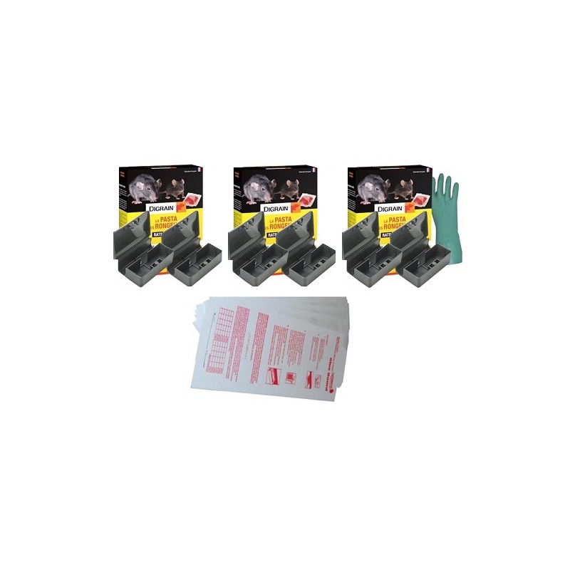 Pack Anti Souris box M : pour la dératisation d'un appartement